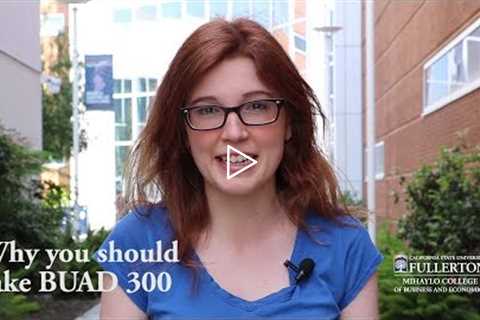 BUAD 300: Professional and Career Development