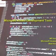 Microsoft Access Development Tools For Los Angeles Developer |