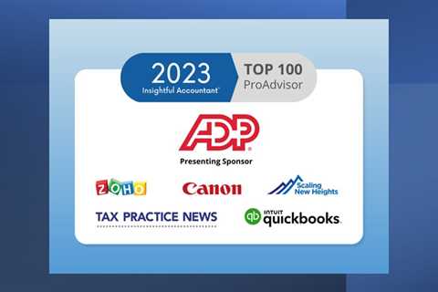 Nominations Open for 2023 ProAdvisor of the Year and Top 100 ProAdvisors