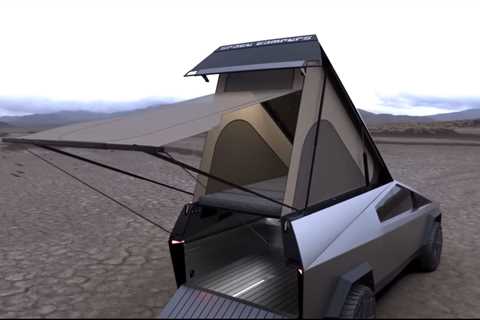 Space Campers to offer the ultimate convertible Tesla Cybertruck tent