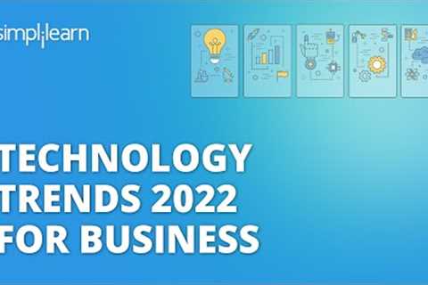 Technology Trends 2022 For Business | Top 5 Technology Trends 2022 | #Shorts | Simplilearn