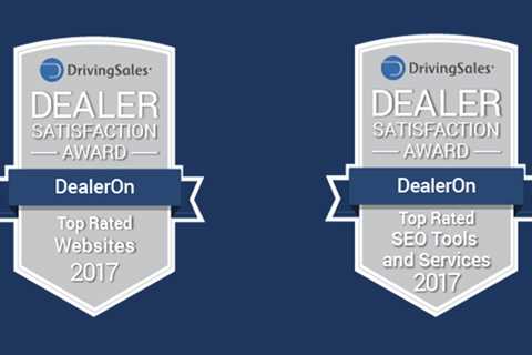 DealerOn Wins “Top Rated” Website and SEO Tools and Services in 2017 DrivingSales Dealer..