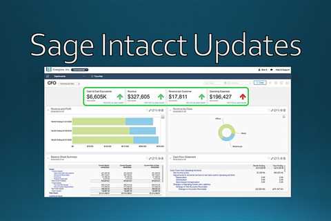 Sage Intacct Updates