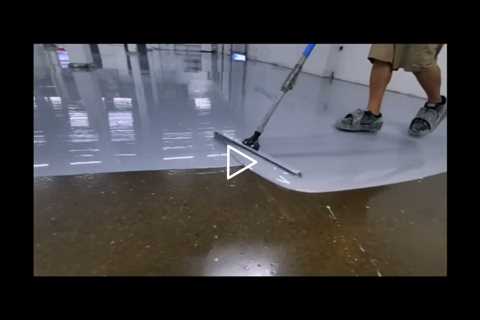 Warehouse Concrete Prep and Epoxy Floor System in Rochester, NY