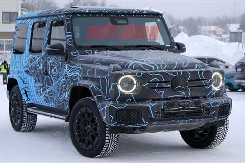 Mercedes-Benz EQG keeps concept's looks in spy photos