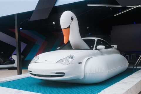 Porsche 996 Swan Car is fanciful fun at SXSW