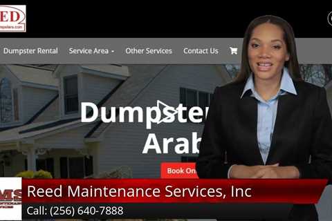 Dumpster Rental Arab AL - Reed Maintenance Services, Inc