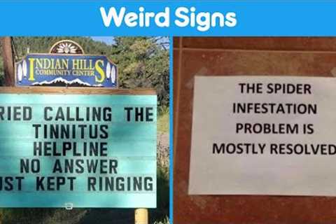 Funny Signs From All Over This Weird World