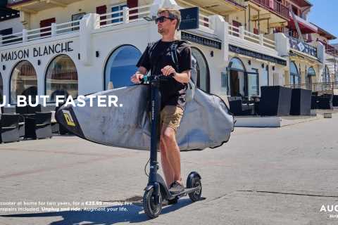 Augment - You but faster - Your scooter. Your rules. (2023) print ad (Finland)