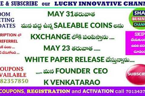 ZOOM MEETING HIGHLIGHTS....SALEABLE COINS...MYNEEDS APP,,, KTV DEALERSHIP DETAILS BY OUR FOUNDER CEO