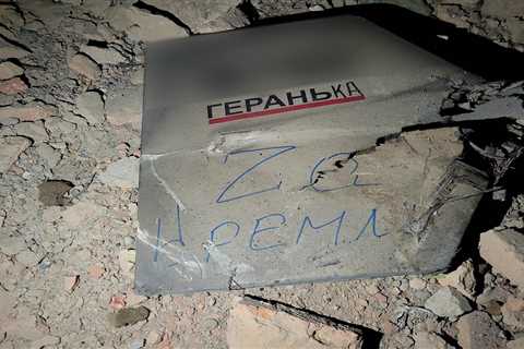 Drones launched against Ukraine overnight had 'for Moscow' and 'for the Kremlin' written on them,..