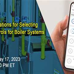 Watts to Host ASPE Accredited Webinar: Top Considerations for Selecting Remote Controls for Boiler..