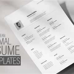 15+ Best Minimal Resume Templates