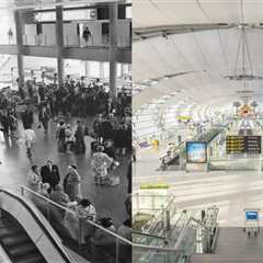 THEN AND NOW: Vintage photos show how airports have changed