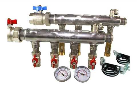 Uponor North America commercial radiant stainless-steel manifold