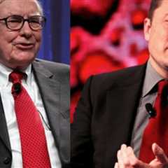 Elon Musk says Warren Buffett should buy Tesla stock.