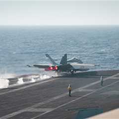 A US Navy carrier strike group locked in a Red Sea battle has fired over 500 munitions fighting the ..