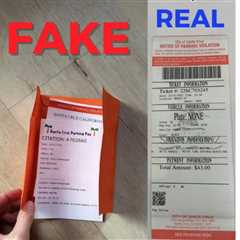 Fake parking tickets are a scam bedeviling unsuspecting drivers