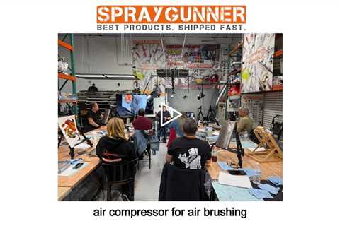 air compressor for air brushing - SprayGunner