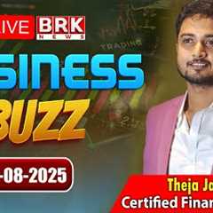LIVE🔴:Invest or Wait? Today’s Market Trends |Theja Jagadam |  BRK Business Buzz