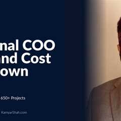 Fractional COO rates range from $3,000 to $15,000 per month for ongoing retainer engagements, or..