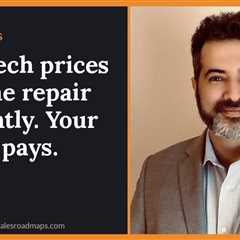 Every tech prices the same repair differently. Your margin pays.
