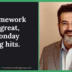 The framework sounds great, until Monday morning hits.