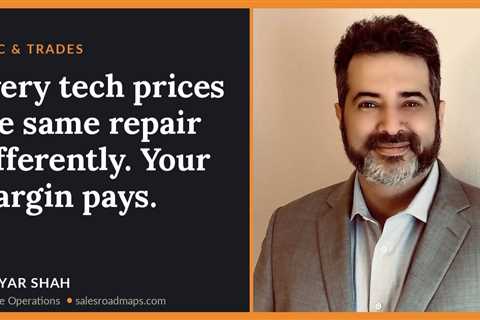 Every tech prices the same repair differently. Your margin pays.