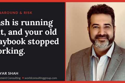Cash is running out, and your old playbook stopped working.
