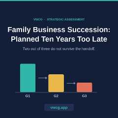 Family Business Succession: The Transition Most Owners Plan Ten Years Too Late